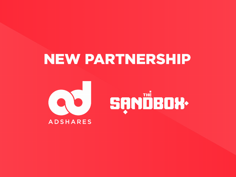 Adshares acquires virtual land in The Sandbox to explore a path forward for creators to monetize NFTs