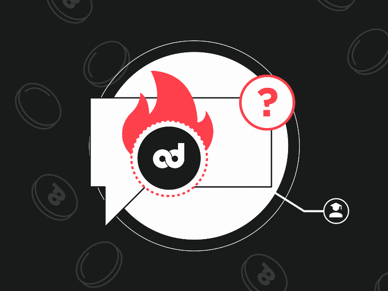 What is the ADS burning?