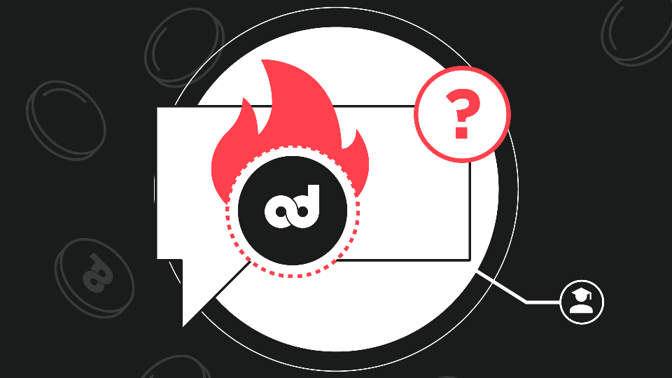 What is the ADS burning?